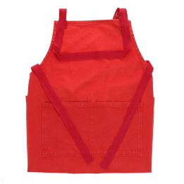 Two-tone utility apron - Red