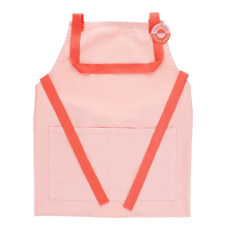 Two-tone utility apron - Pink