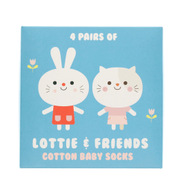 Baby socks (4 pairs) - Lottie and Friends