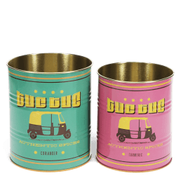 Medium storage tins (set of 2) - Tuc-tuc