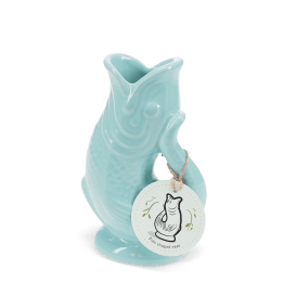 Aqua fish vase