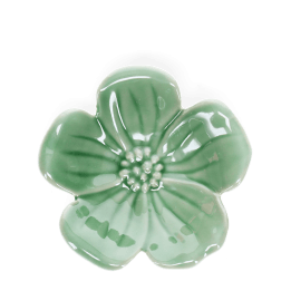 Medium green flower bowl