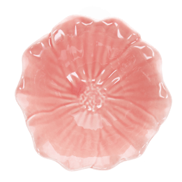 Large pink flower bowl