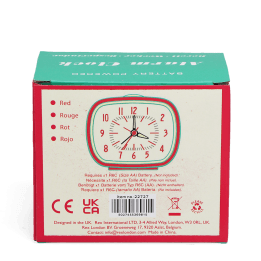 Retro alarm clock - Red