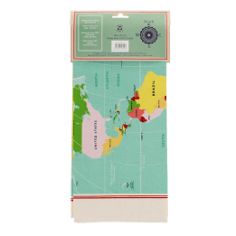 Tea towel - World Map