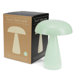 Touch dimmable mushroom table lamp - Mint green