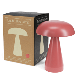 Touch dimmable mushroom table lamp - Peach