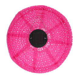 Outdoor solar UFO lantern - Fuchsia