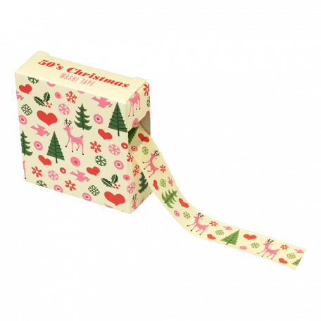 50s Christmas design washi tape