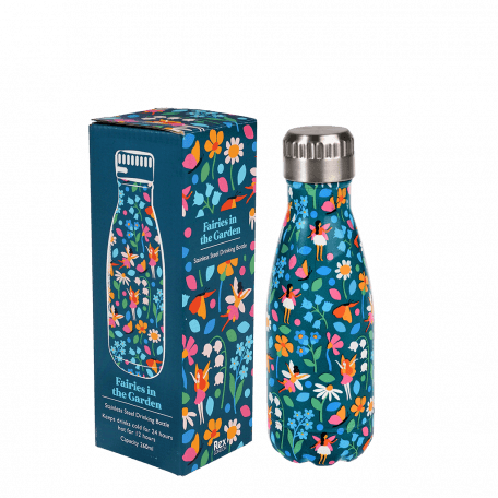  Fairies In The Garden 260ml Stainless Steel Bottle out of box