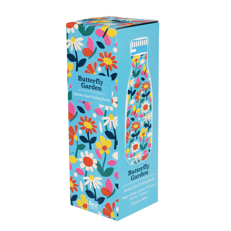 Butterfly Garden Stainless Steel Bottle box