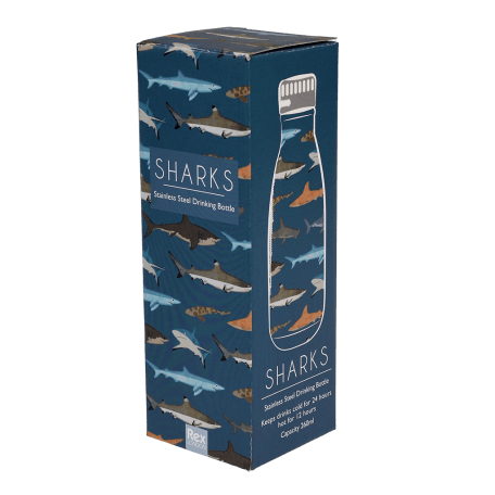 Sharks stainless steel bottle box