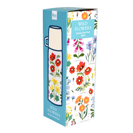 Wild Flowers Flask And Cup box