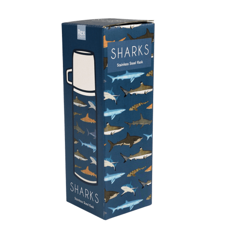 Sharks Flask And Cup box