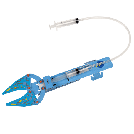 Robot arm kit fully assembled with hand closed