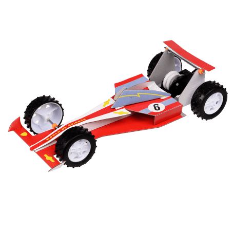 Racing car kit fully assembled