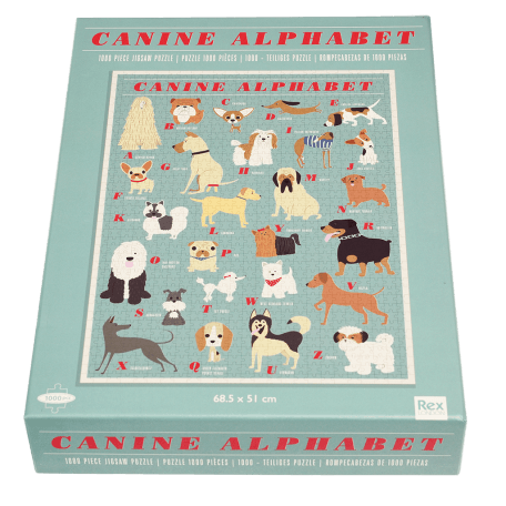 Best in Show Canine Alphabet puzzle box