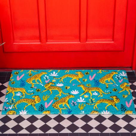 Cheetah doormat