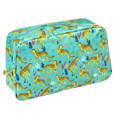 Cheetah wash bag