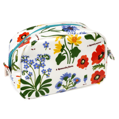 Wild flowers makeup bag