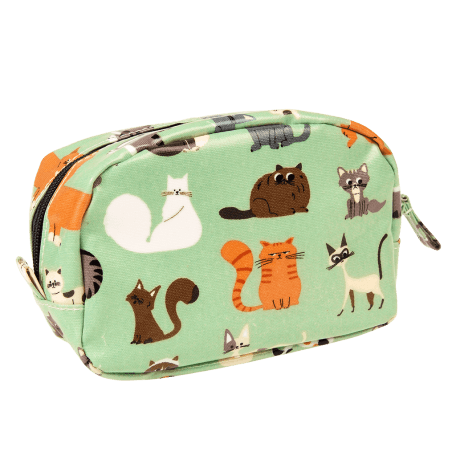 Nine Lives makeup bag