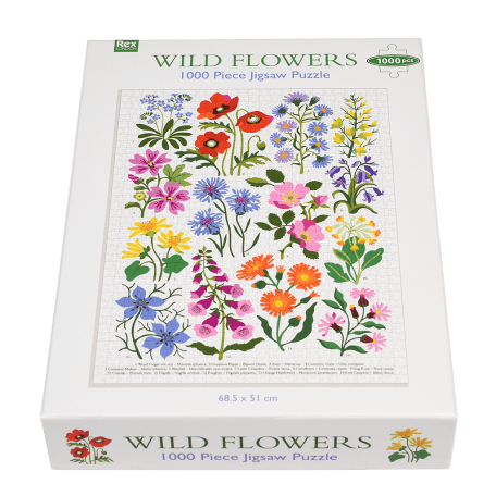 Wild Flowers puzzle box