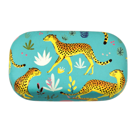 Cheetah mini travel case closed