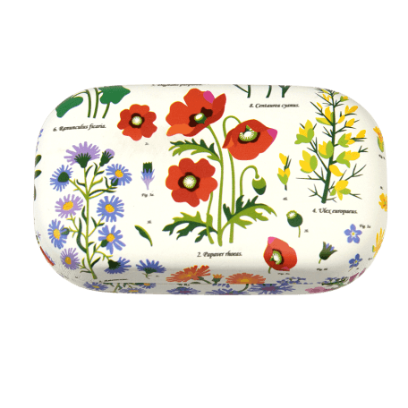 Wild Flowers mini travel case closed