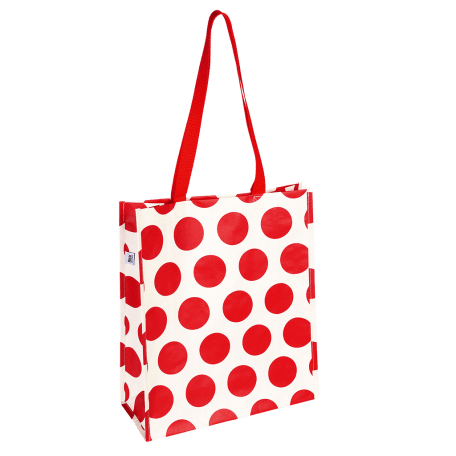 Red on cream Spotlight shopping bag