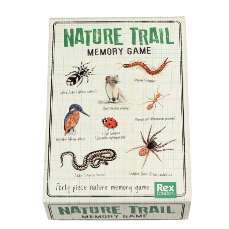 Nature Trail memory game box lid