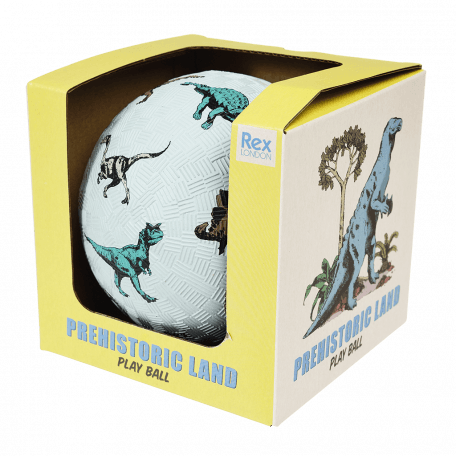 Prehistoric Land play ball in box side view