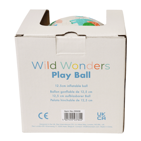 Wild Wonders play ball in box back view