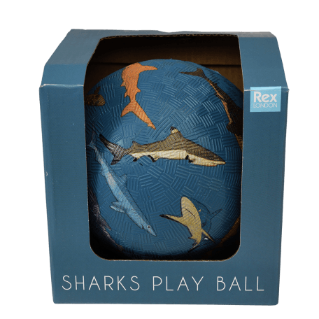 Sharks play ball in box