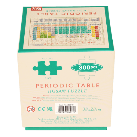 Periodic table 300 piece jigsaw puzzle