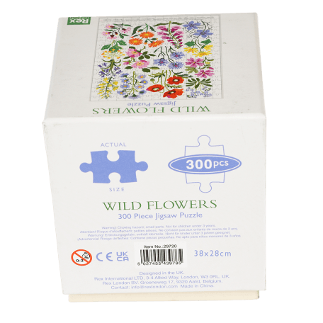 Wild Flowers 300 Piece Jigsaw Puzzle