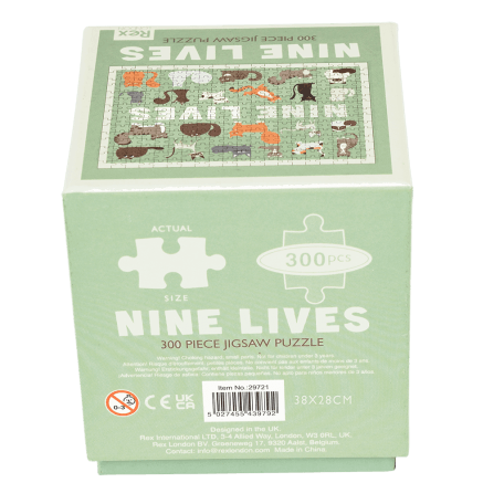 Nine Lives 300 Piece Jigsaw Puzzle