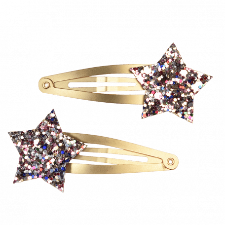 Fairies In The Garden Glitter Star Hair Clips (set Of 2)