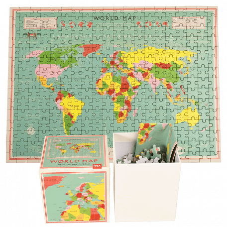 World map 300 pieces jigsaw puzzle