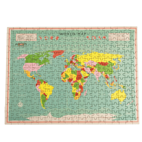 World map 300 pieces jigsaw puzzle