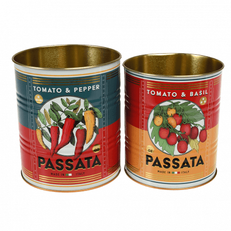 Passata Storage Tins (set Of 2)