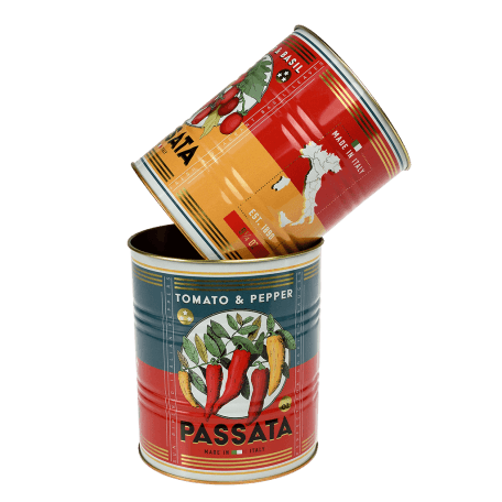 Passata Storage Tins (set Of 2)