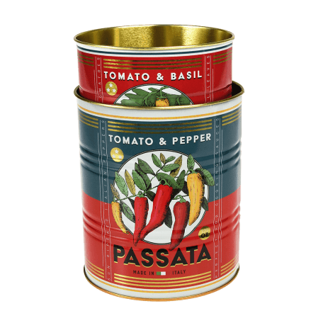 Passata Storage Tins (set Of 2)