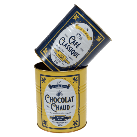 Café De Paris Storage Tins (set Of 2)