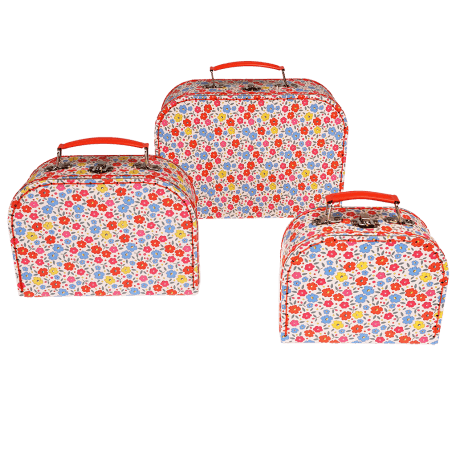 Set of 3 Tilde design carboard storage cases