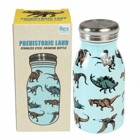 Prehistoric Land 250ml stainless steel bottle with box