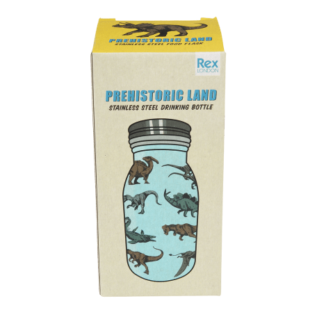 Prehistoric Land 250ml stainless steel bottle box