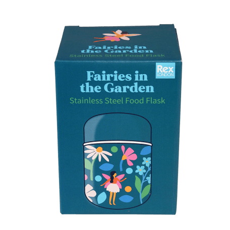 Fairies in the Garden stainless steel food flask box