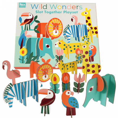 Wild Wonders Slot Together Playset