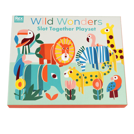 Wild Wonders Slot Together Playset