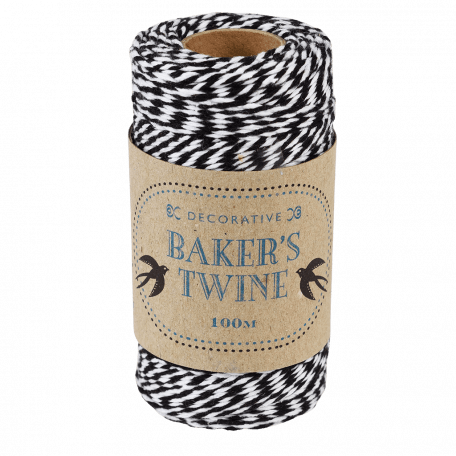 Black And White Baker's Twine